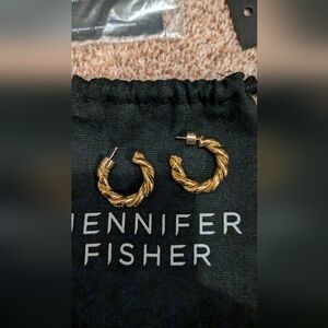 Jennifer Fisher Double Twisted Lily Huggie